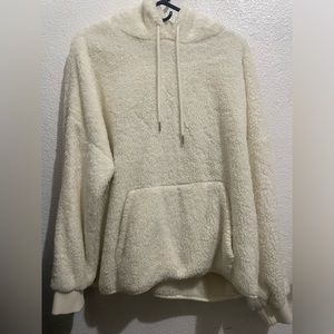 H&M Soft cozy white hoodie